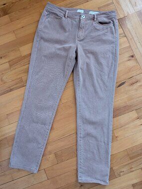 J.Jill Authentic Fit 10 Denim Jeans in Dusty Rose